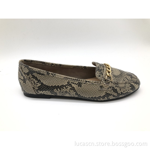 Women's Chain Slip-On Flat Loafer